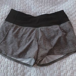 grey Lululemon size 4 shorts